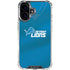NFL Detroit Lions Team Jersey iPhone 16 Clear Case