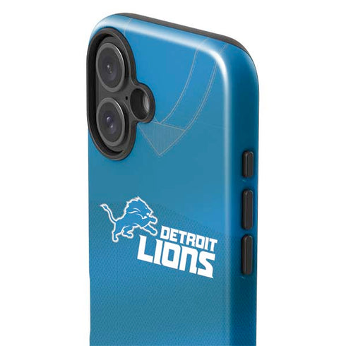 NFL Detroit Lions Team Jersey iPhone 16 Plus Impact Case