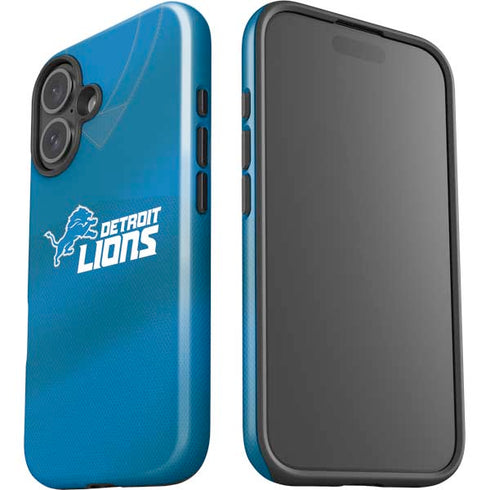 NFL Detroit Lions Team Jersey iPhone 16 Plus Impact Case