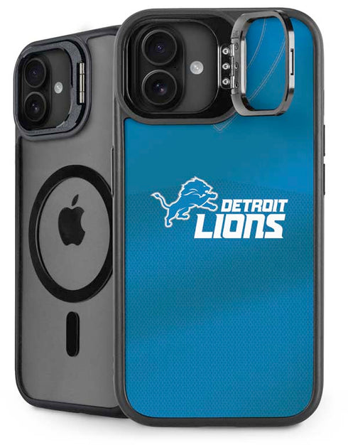 NFL Detroit Lions Team Jersey iPhone 16 Plus Kickstand Case
