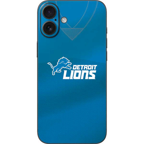 NFL Detroit Lions Team Jersey iPhone 16 Plus Skin