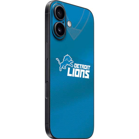 NFL Detroit Lions Team Jersey iPhone 16 Plus Skin