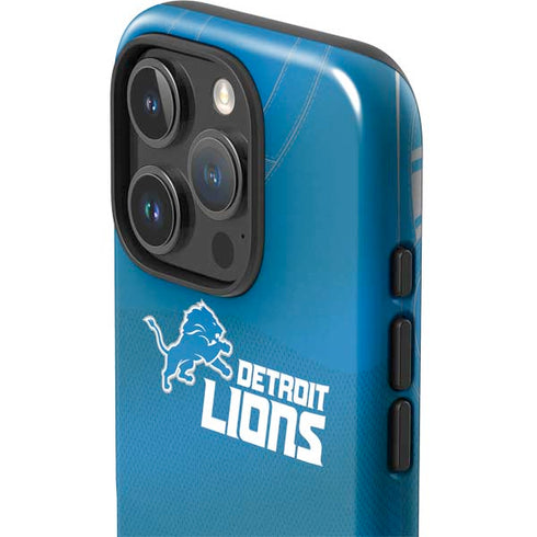 NFL Detroit Lions Team Jersey iPhone 16 Pro Impact Case