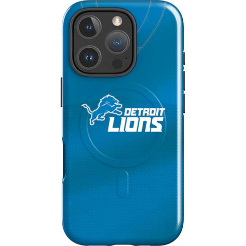 NFL Detroit Lions Team Jersey iPhone 16 Pro Max Magsafe Impact Case