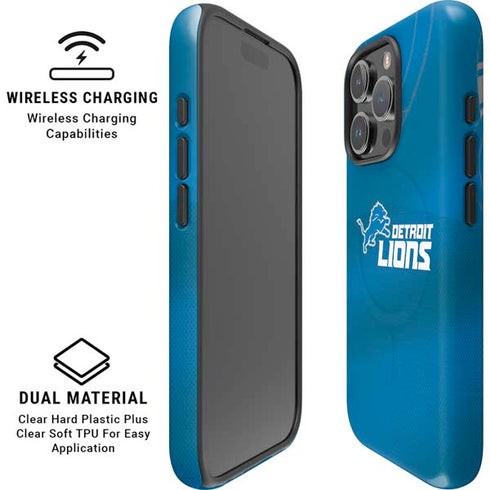NFL Detroit Lions Team Jersey iPhone 16 Pro Max Magsafe Impact Case