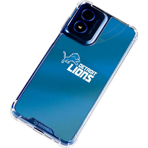 NFL Detroit Lions Team Jersey Moto G 5G (2024) Clear Case