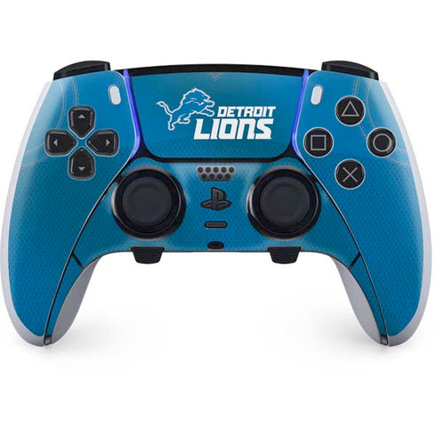 NFL Detroit Lions Team Jersey PS5 DualSense Edge Pro Controller Skin
