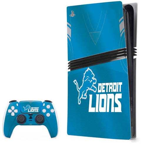 NFL Detroit Lions Team Jersey PS5 Pro Bundle Skin