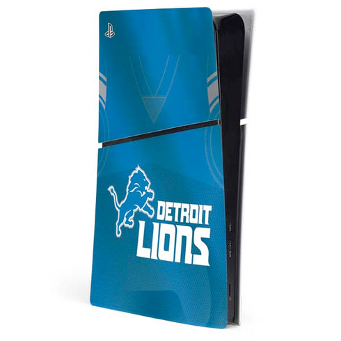 NFL Detroit Lions Team Jersey PS5 Slim Digital Edition Console Skin