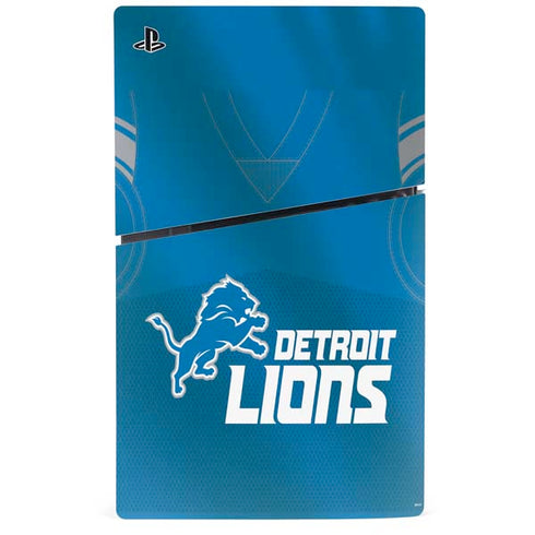 NFL Detroit Lions Team Jersey PS5 Slim Digital Edition Console Skin