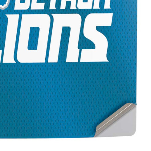 NFL Detroit Lions Team Jersey PS5 Slim Digital Edition Console Skin