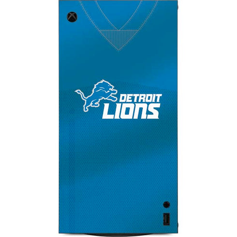NFL Detroit Lions Team Jersey XBox Series X Digital Edition Console Skin