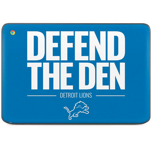 NFL Detroit Lions Team Motto HP Chromebook Skin