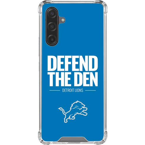 NFL Detroit Lions Team Motto Galaxy A17 Clear Case