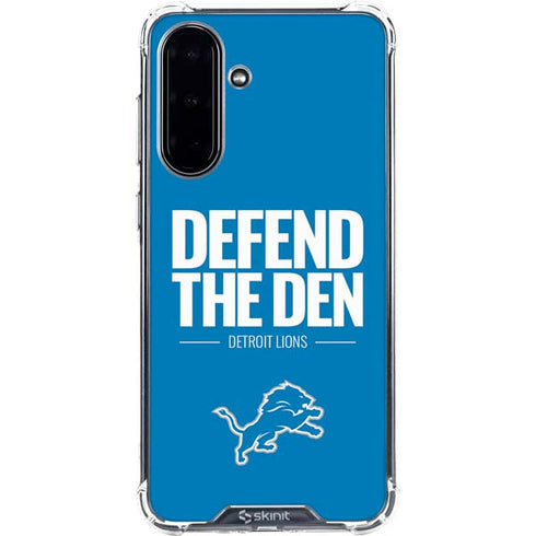 NFL Detroit Lions Team Motto Galaxy A36 5G Clear Case
