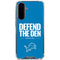 NFL Detroit Lions Team Motto Galaxy A36 5G Clear Case