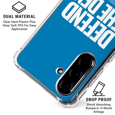 NFL Detroit Lions Team Motto Galaxy A36 5G Clear Case