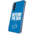 NFL Detroit Lions Team Motto Galaxy A55 5G Clear Case