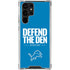 NFL Detroit Lions Team Motto Galaxy S23 Ultra Clear Case