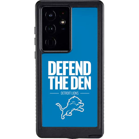 NFL Detroit Lions Team Motto Galaxy S24 Ultra Waterproof Case