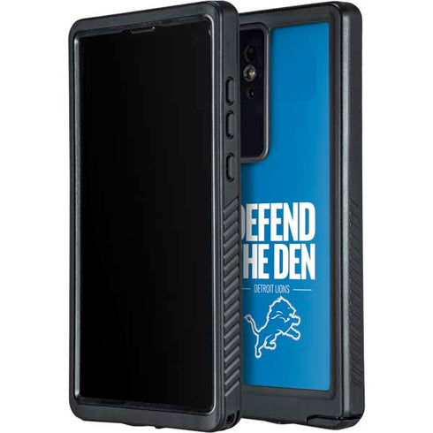 NFL Detroit Lions Team Motto Galaxy S24 Ultra Waterproof Case