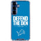 NFL Detroit Lions Team Motto Galaxy S25 Plus Clear Case
