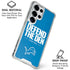 NFL Detroit Lions Team Motto Galaxy S25 Ultra Clear Case