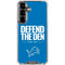 NFL Detroit Lions Team Motto Galaxy S26 Clear Case
