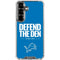 NFL Detroit Lions Team Motto Galaxy S26 Plus Clear Case