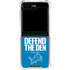 NFL Detroit Lions Team Motto Galaxy Z Flip6 Clear Case