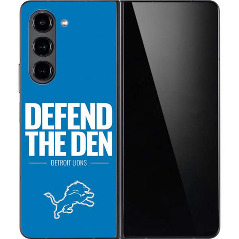 NFL Detroit Lions Team Motto Galaxy Z Fold5 5G Skin