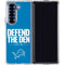 NFL Detroit Lions Team Motto Galaxy Z Fold6 Clear Case
