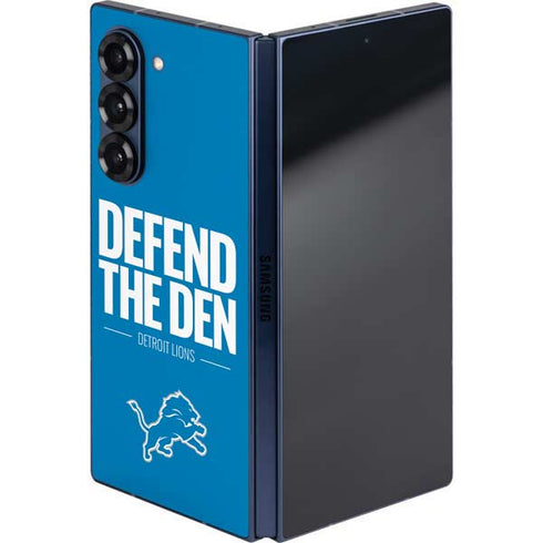 NFL Detroit Lions Team Motto Galaxy Z Fold6 Skin