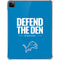 NFL Detroit Lions Team Motto iPad Pro 11in (2024) Clear Case