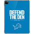 NFL Detroit Lions Team Motto iPad Pro 11in (2024) Clear Case