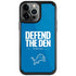 NFL Detroit Lions Team Motto iPhone Cases
