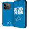 NFL Detroit Lions Team Motto iPhone 15 Pro Folio Case