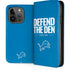 NFL Detroit Lions Team Motto iPhone 15 Pro Folio Case