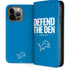NFL Detroit Lions Team Motto iPhone 15 Pro Max Folio Case