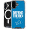 NFL Detroit Lions Team Motto iPhone 16 MagSafe Case