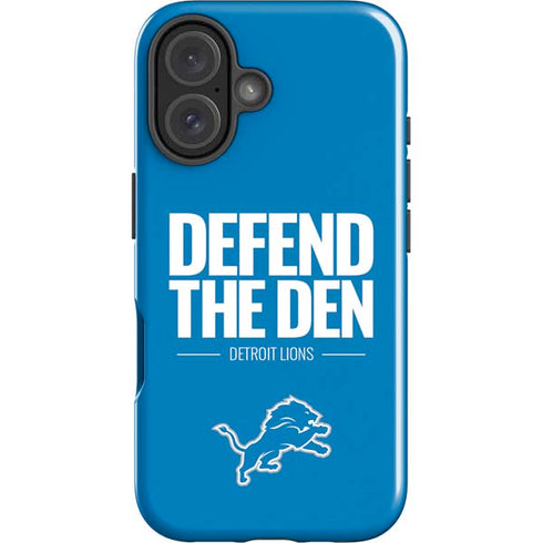 NFL Detroit Lions Team Motto iPhone 16 Plus Impact Case