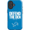 NFL Detroit Lions Team Motto iPhone 16 Plus Impact Case