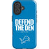 NFL Detroit Lions Team Motto iPhone 16 Plus Impact Case