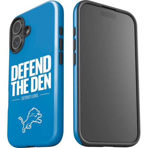 NFL Detroit Lions Team Motto iPhone 16 Plus Impact Case