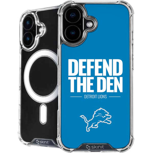 NFL Detroit Lions Team Motto iPhone 16 Plus MagSafe Case