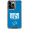 NFL Detroit Lions Team Motto iPhone 16 Pro Clear Case