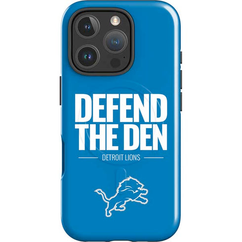 NFL Detroit Lions Team Motto iPhone 16 Pro Magsafe Impact Case