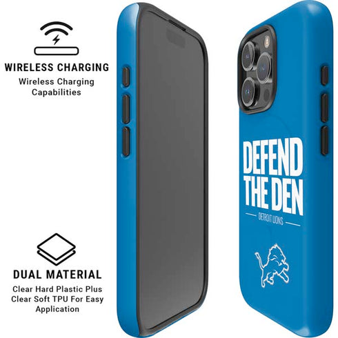 NFL Detroit Lions Team Motto iPhone 16 Pro Magsafe Impact Case