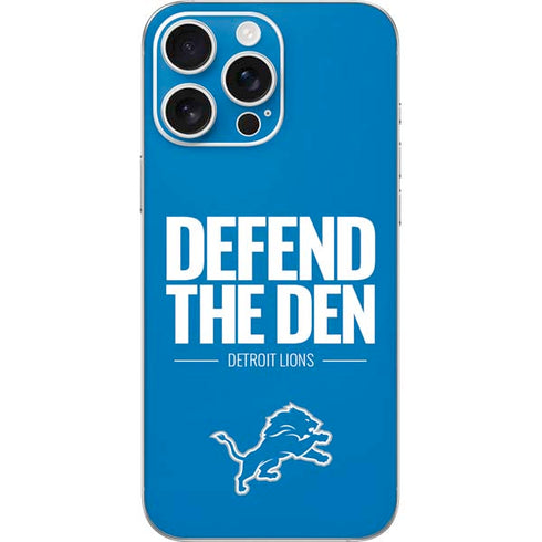 NFL Detroit Lions Team Motto iPhone 16 Pro Max Skin