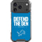 NFL Detroit Lions Team Motto iPhone 18 Pro Clear Case